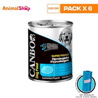 Canbo Pate Cachorro Hipoalergenico Lta 330Gr X 6 Un